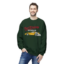Load image into Gallery viewer, Fast Driving Woman - Unisex Midweight Softstyle Fleece Crewneck Sweatshirt