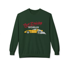 Load image into Gallery viewer, Fast Driving Woman - Unisex Midweight Softstyle Fleece Crewneck Sweatshirt
