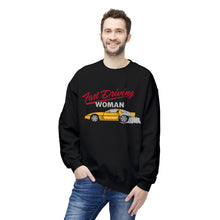 Load image into Gallery viewer, Fast Driving Woman - Unisex Midweight Softstyle Fleece Crewneck Sweatshirt