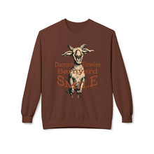 Load image into Gallery viewer, Barnyard Smile - Unisex Midweight Softstyle Fleece Crewneck Sweatshirt