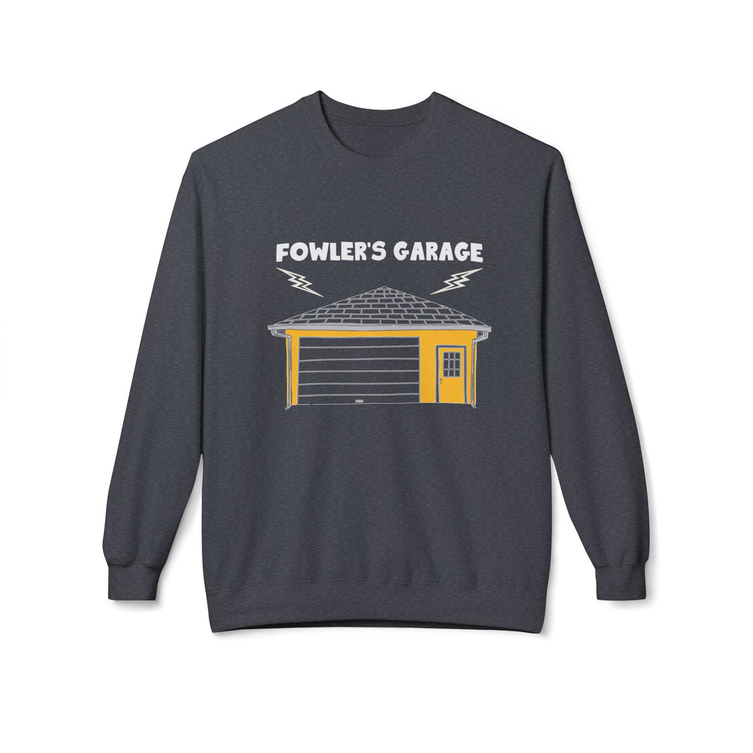 Fowler's Garage - Unisex Midweight Softstyle Fleece Crewneck Sweatshirt