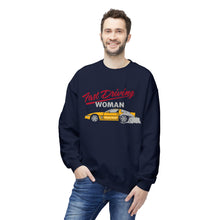 Load image into Gallery viewer, Fast Driving Woman - Unisex Midweight Softstyle Fleece Crewneck Sweatshirt
