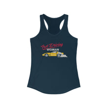 Load image into Gallery viewer, Fast Driving Woman - Women&#39;s Ideal Racerback Tank
