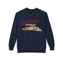Load image into Gallery viewer, Fast Driving Woman - Unisex Midweight Softstyle Fleece Crewneck Sweatshirt
