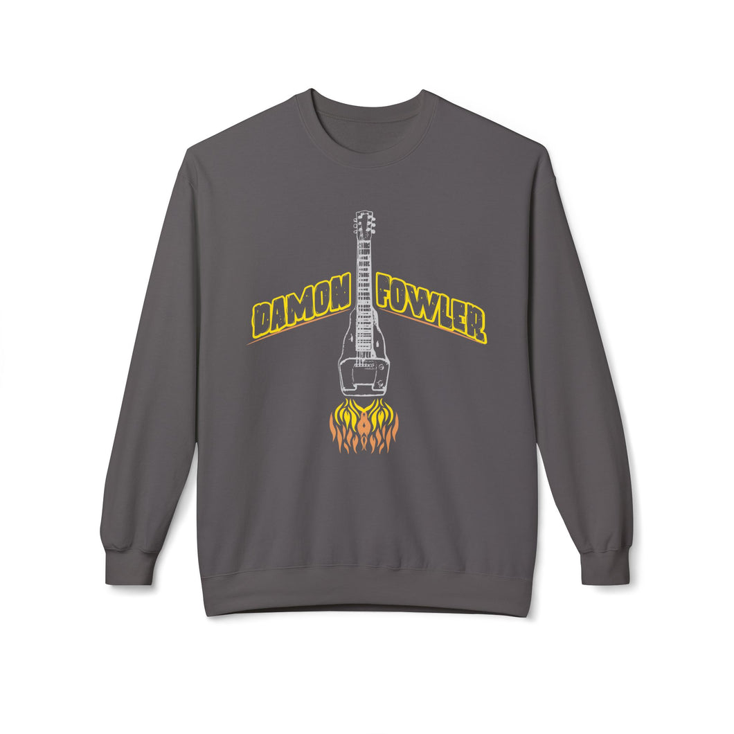 Damon Fowler Rocket - Unisex Midweight Softstyle Fleece Crewneck Sweatshirt